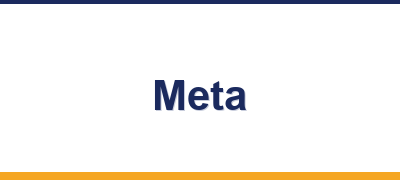 Meta wordmark logo